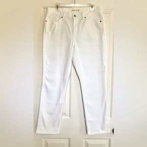 Levi's Classic Straight White Jeans, Women's Size 12